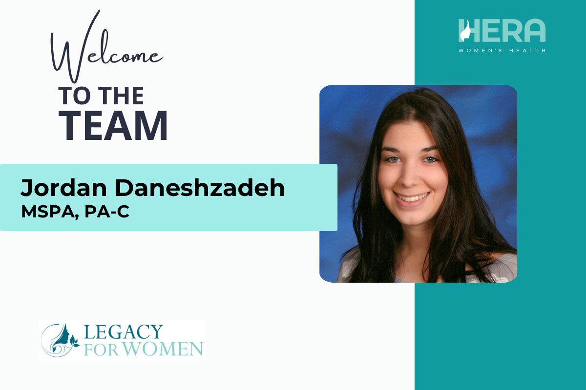 Legacy For Women Welcomes Jordan Daneshzadeh, PA C