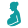 Teal teardrop-shaped icon on a white background