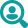 Help icon: blue circular button with a question mark in the center of the circle