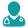 Teal user profile avatar icon