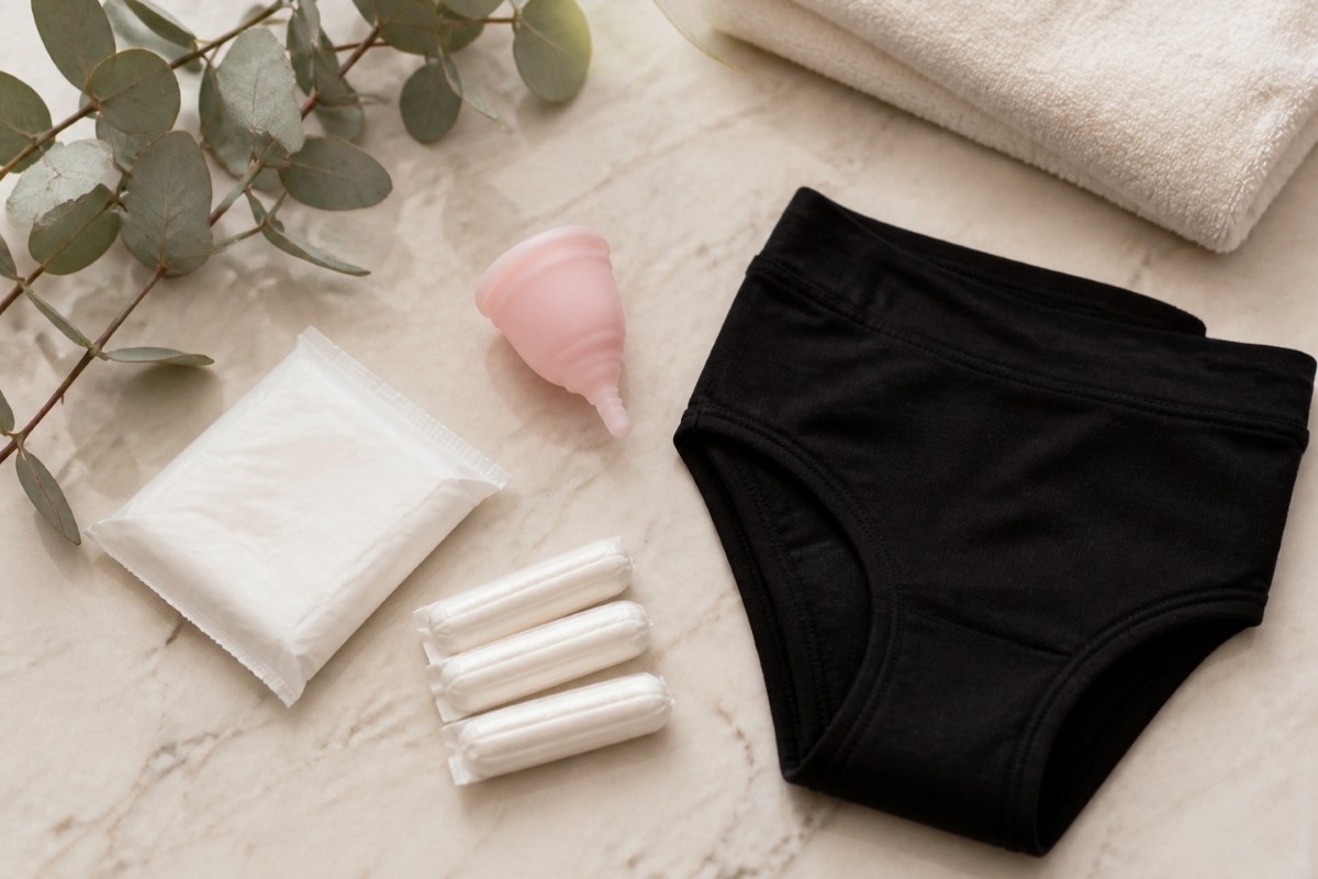 Pads, Tampons, Cups, or Period Underwear?
